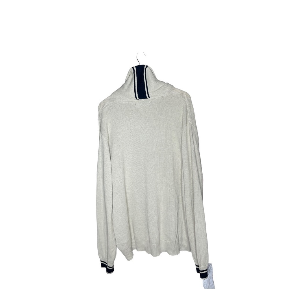 Mens U.S. Polo Assn. XXL Waffle Knit Cotton Blend High Collar Sweater - Picture 3 of 8